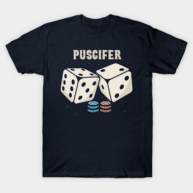 puscifer Dice T-Shirt by Hsamal Gibran